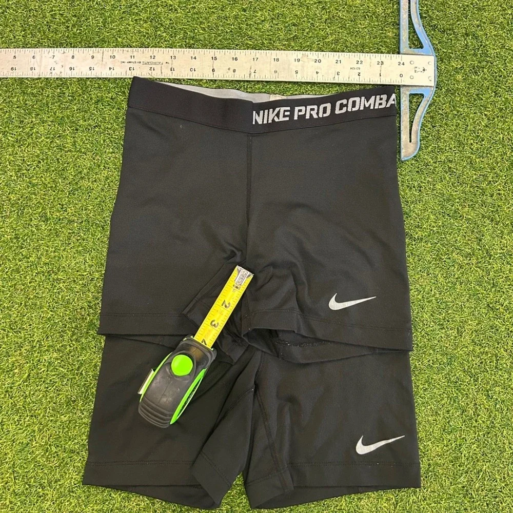 Nike Pro Combat Dri-FIT Compression Shorts Black Athletic Mens Small S